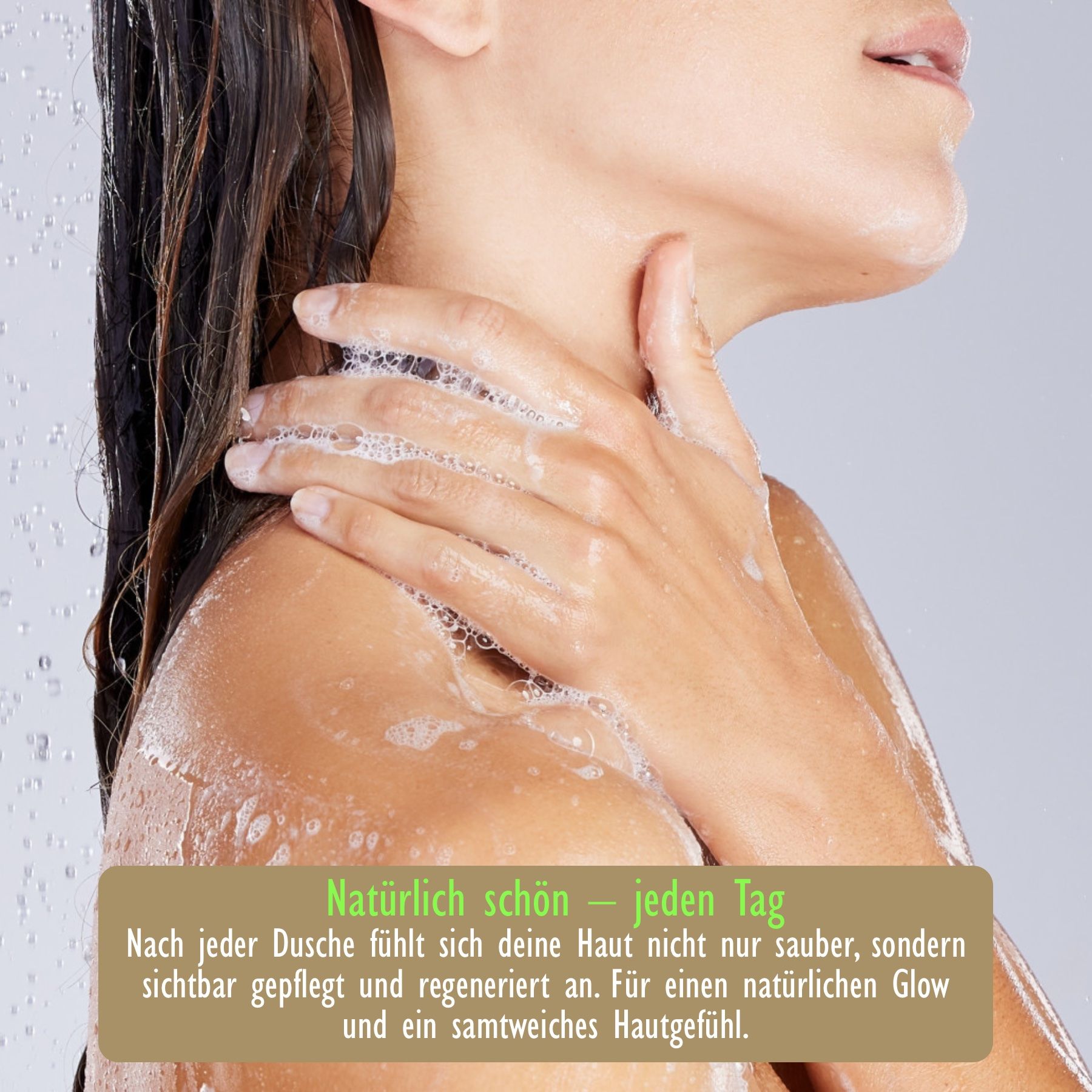 Hello Nature Duschgel Hanf Cannabis Shower Gel für Hautpflege
