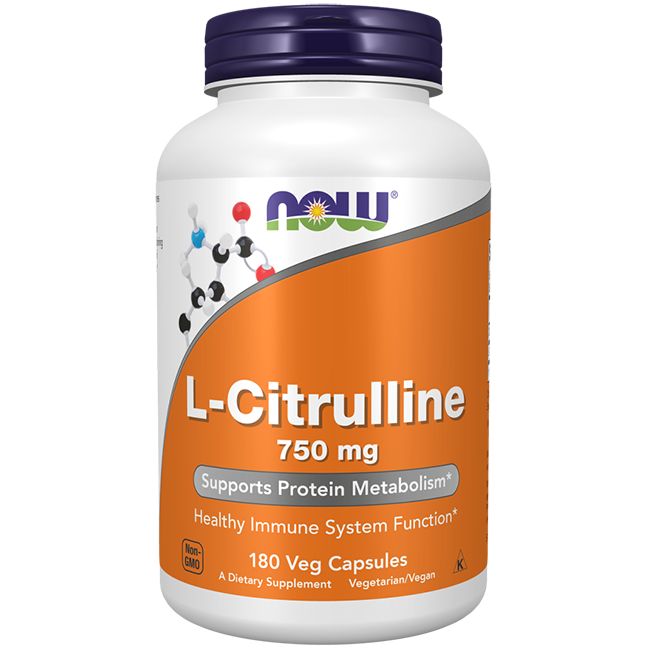 Now Foods L-Citrullin 750 mg 180 Pc