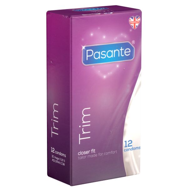 Pasante *Trim* (Narrow Fit) herrlich enge Kondome für Männer, die es nicht so breit brauchen