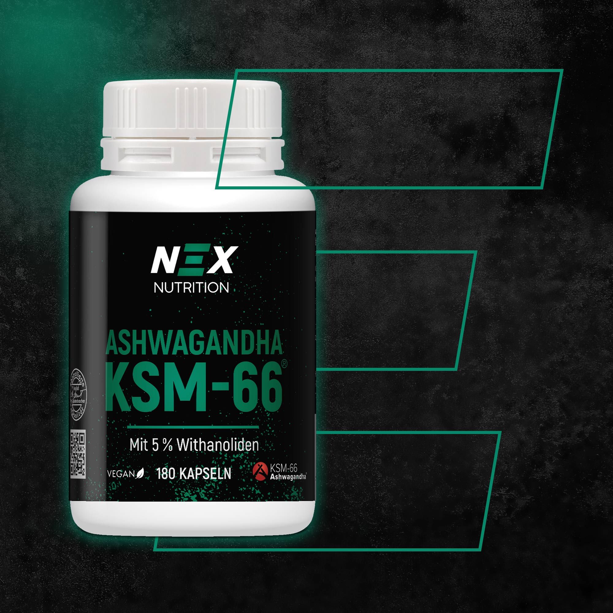 NEX Ashwagandha KSM-66 Kapseln