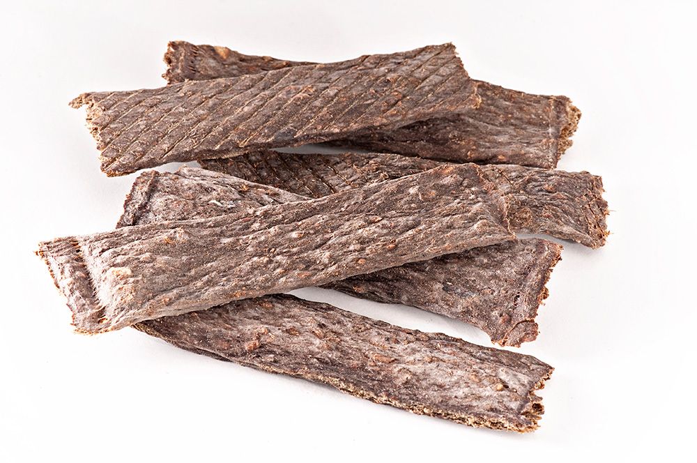 Bellfor Gesunder Hundesnack - Fleischstreifen Ziege 100 g Kekse