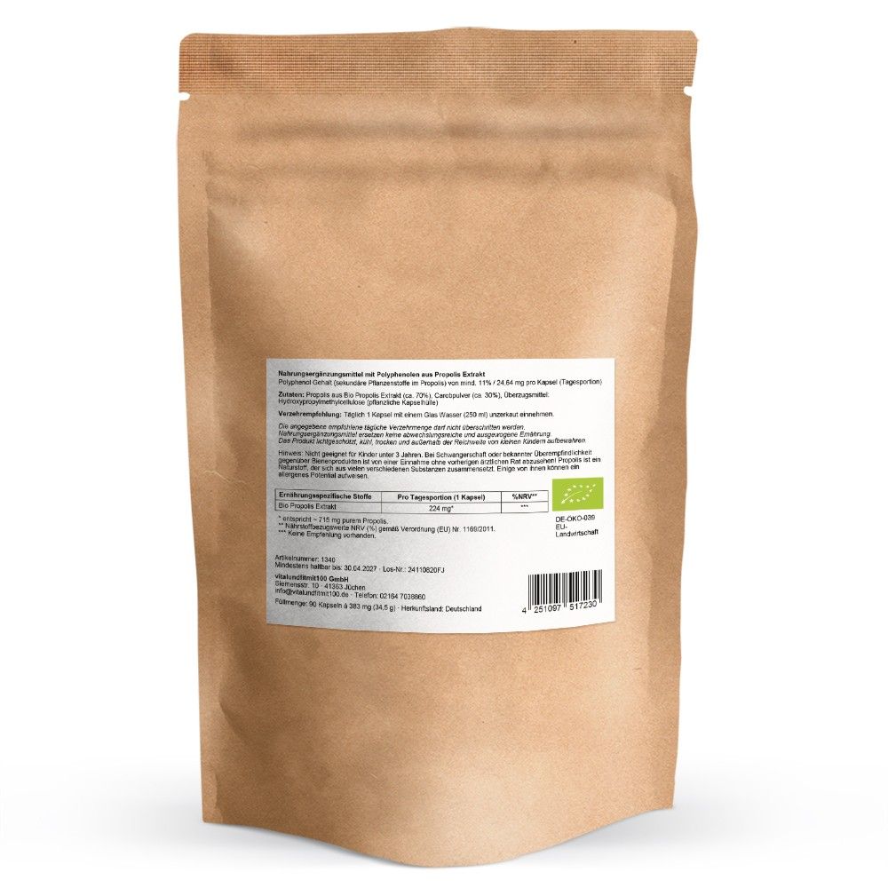 vitalundfitmit100® Bio Propolis Kapseln