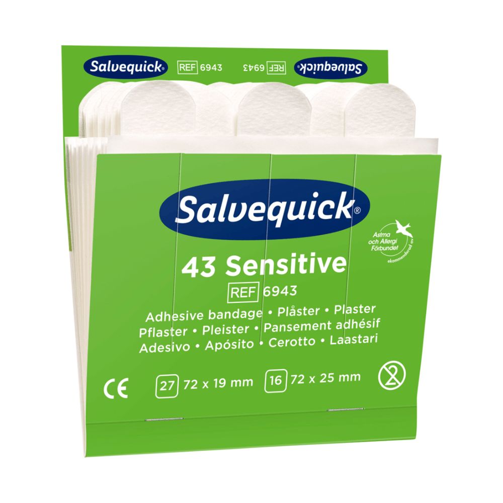 Holthaus Medical Salvequick® Nachfülleinsatz Vlie 43 St Pflaster