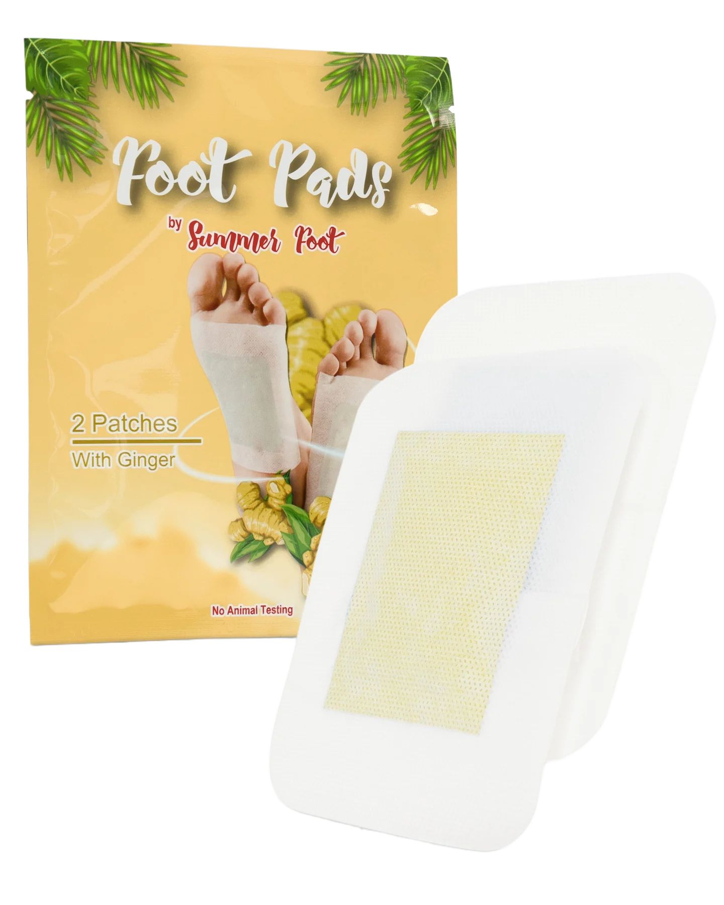 Summer Foot - Fußpads mit Ingweröl (für 10 Anwendungen)