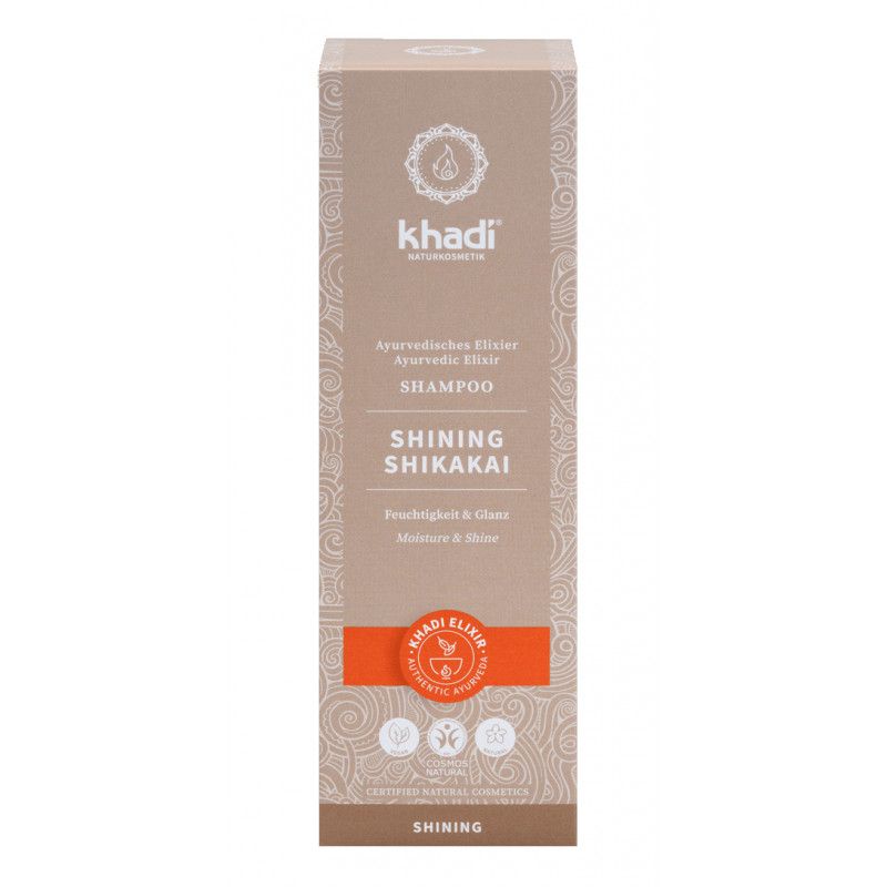 khadi Naturkosmetik Ayurvedisches Elixier Shampoo Shining Shikakai