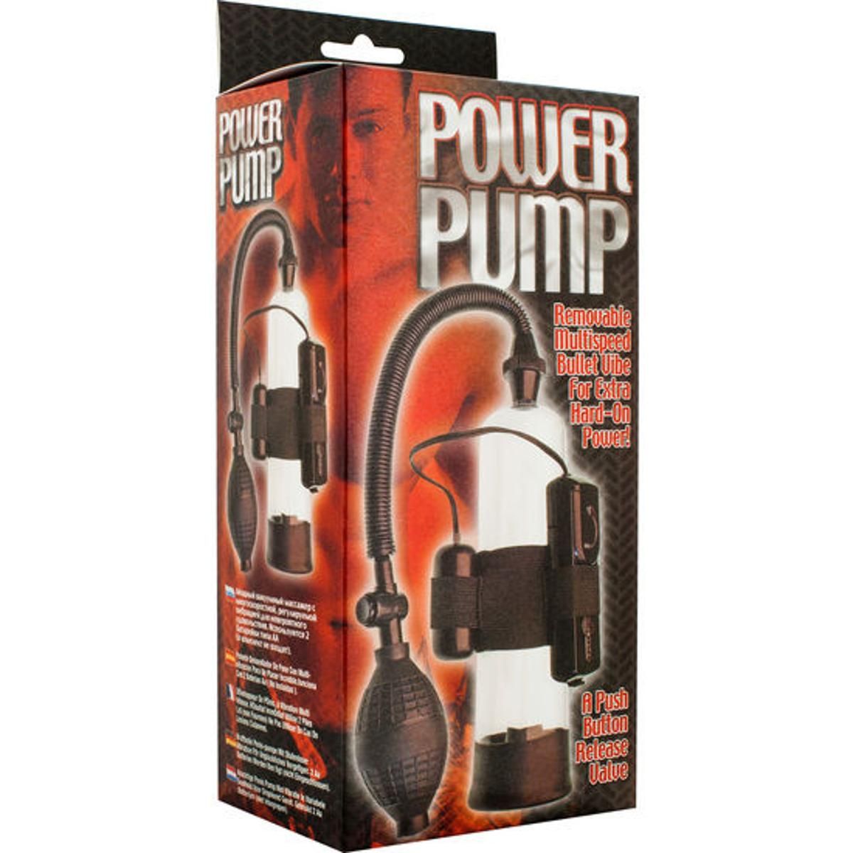 Penispumpe "Powerpump" mit Vibration | Effektives Potenz-Training | Seven Creations