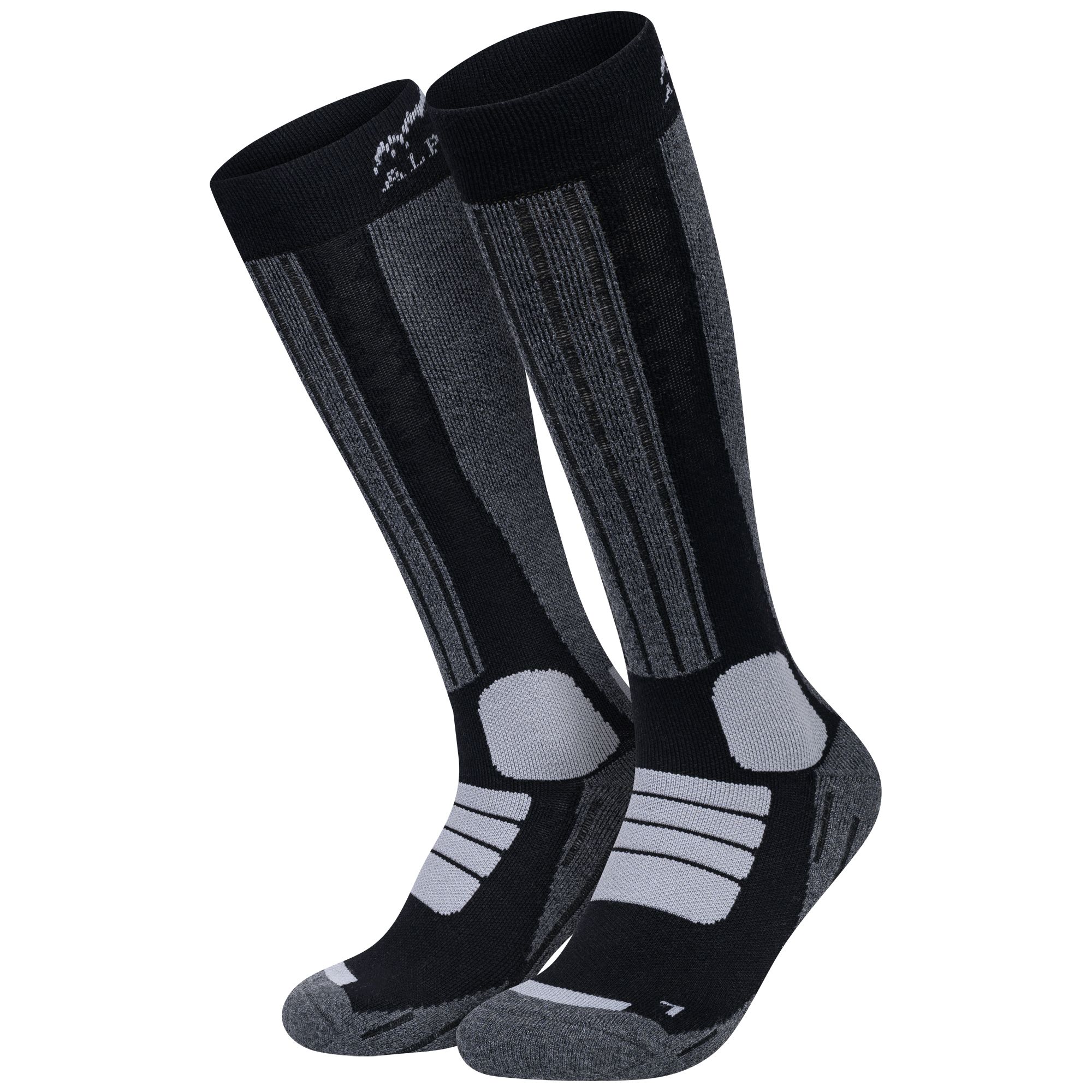 Alpenwert SKI Socken Merino Schwarz 47-50 994 St