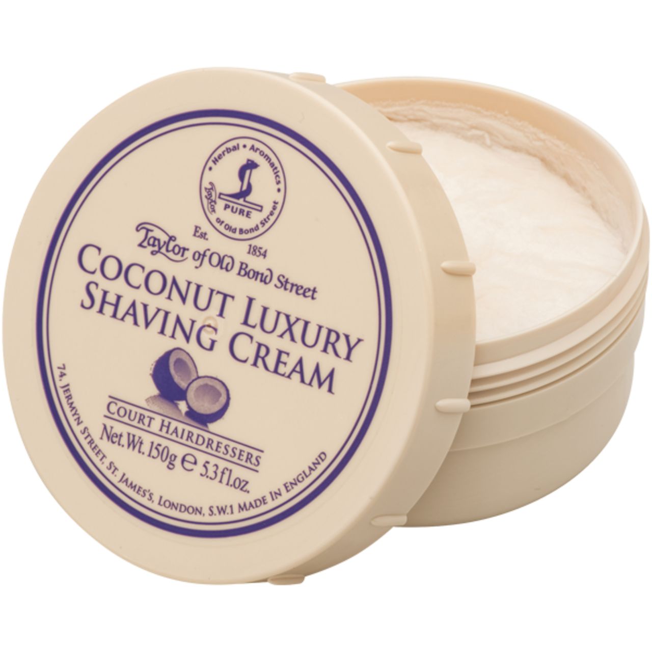 Taylor of Old Bond Street, Coconut Luxury Shaving Cream