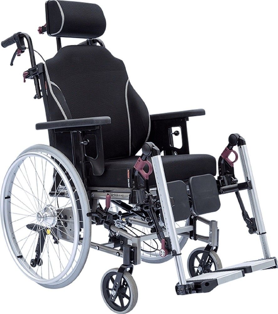 Alu Rehab Pflegerollstuhl Netti III HD SB 38
