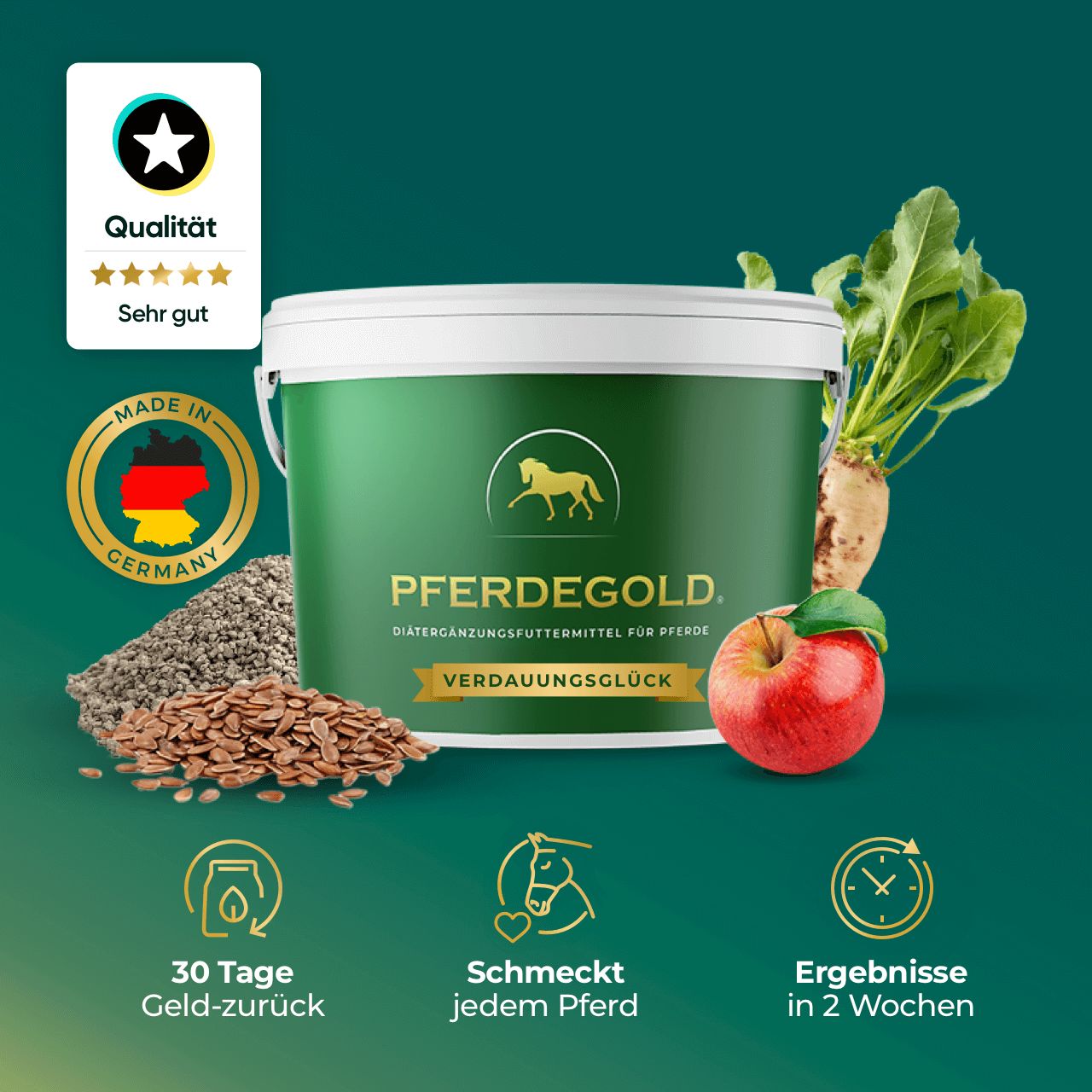 Pferdegold® Verdauungsglück 1,5 kg Pellets