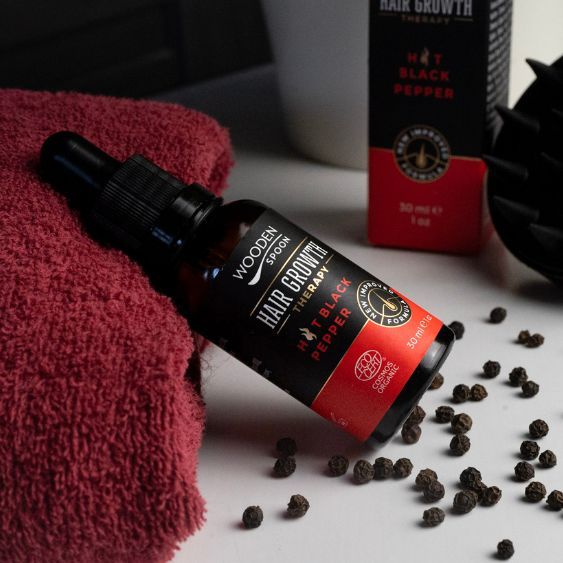 Wooden Spoon WoodenSpoon Schwarzes Gewürz-Haarwachstumsserum