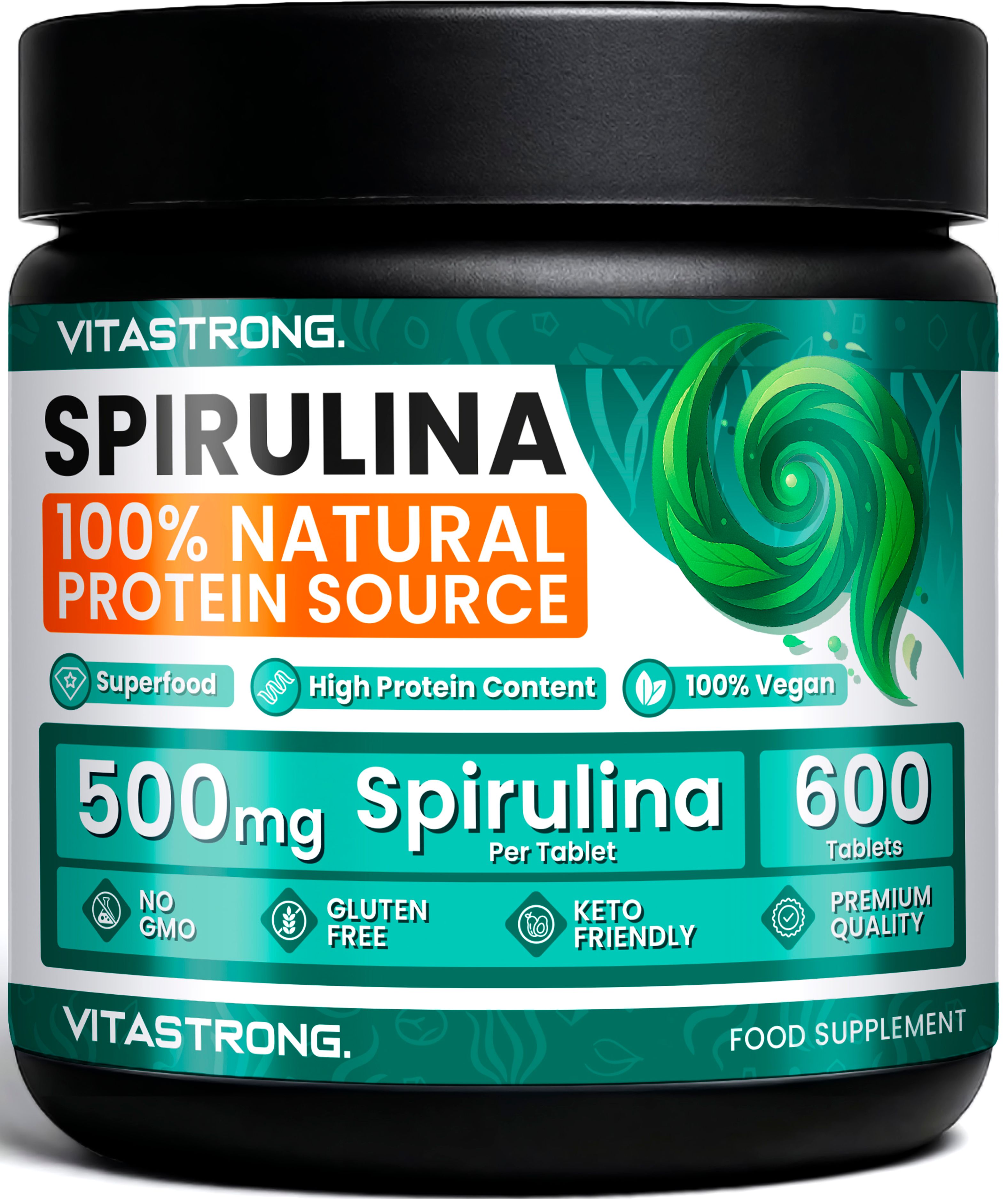 Vitastrong Spirulina - Fonte proteica naturale per energia e vitalità