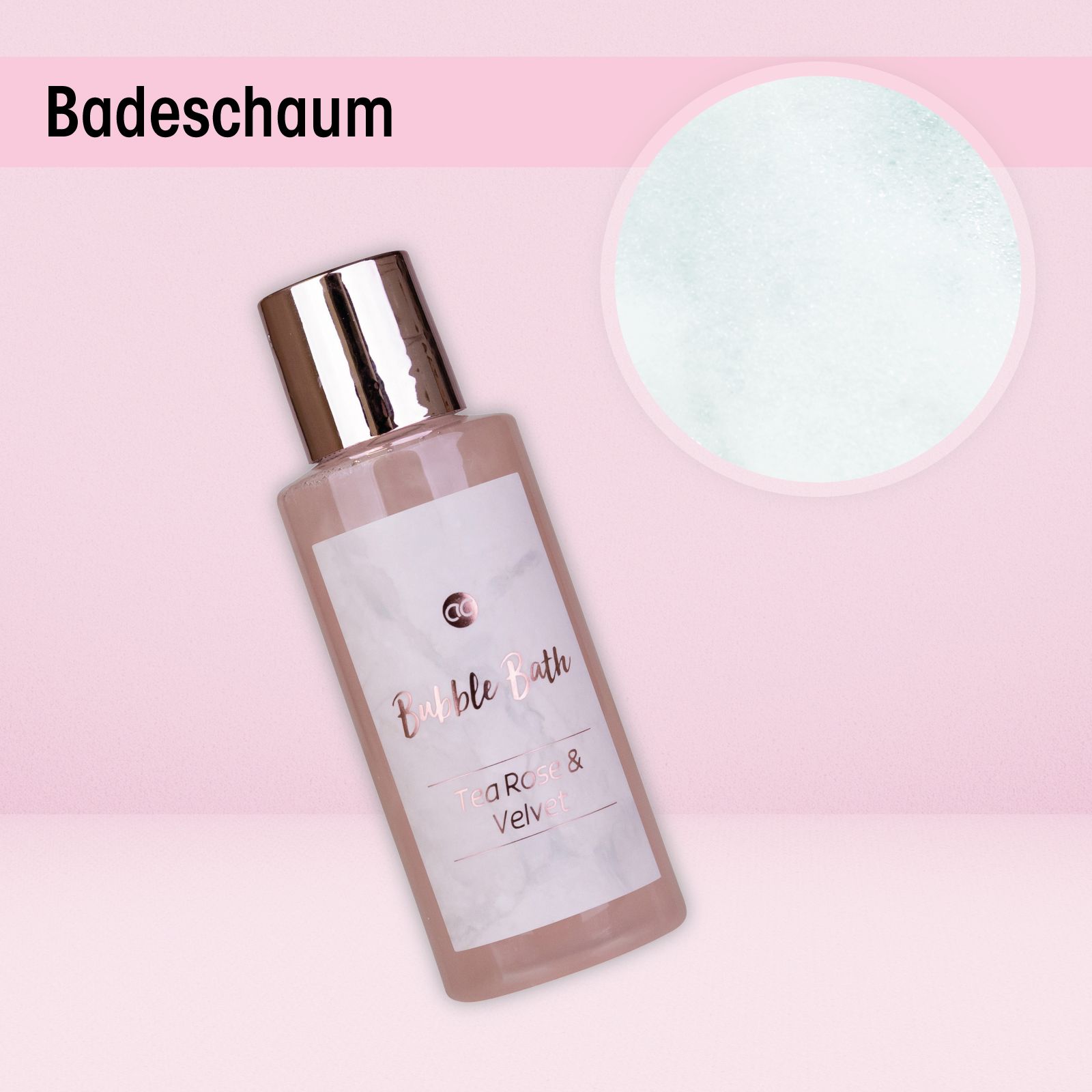 accentra Geschenkset für Frauen Marble Badeset in Plastikschuh