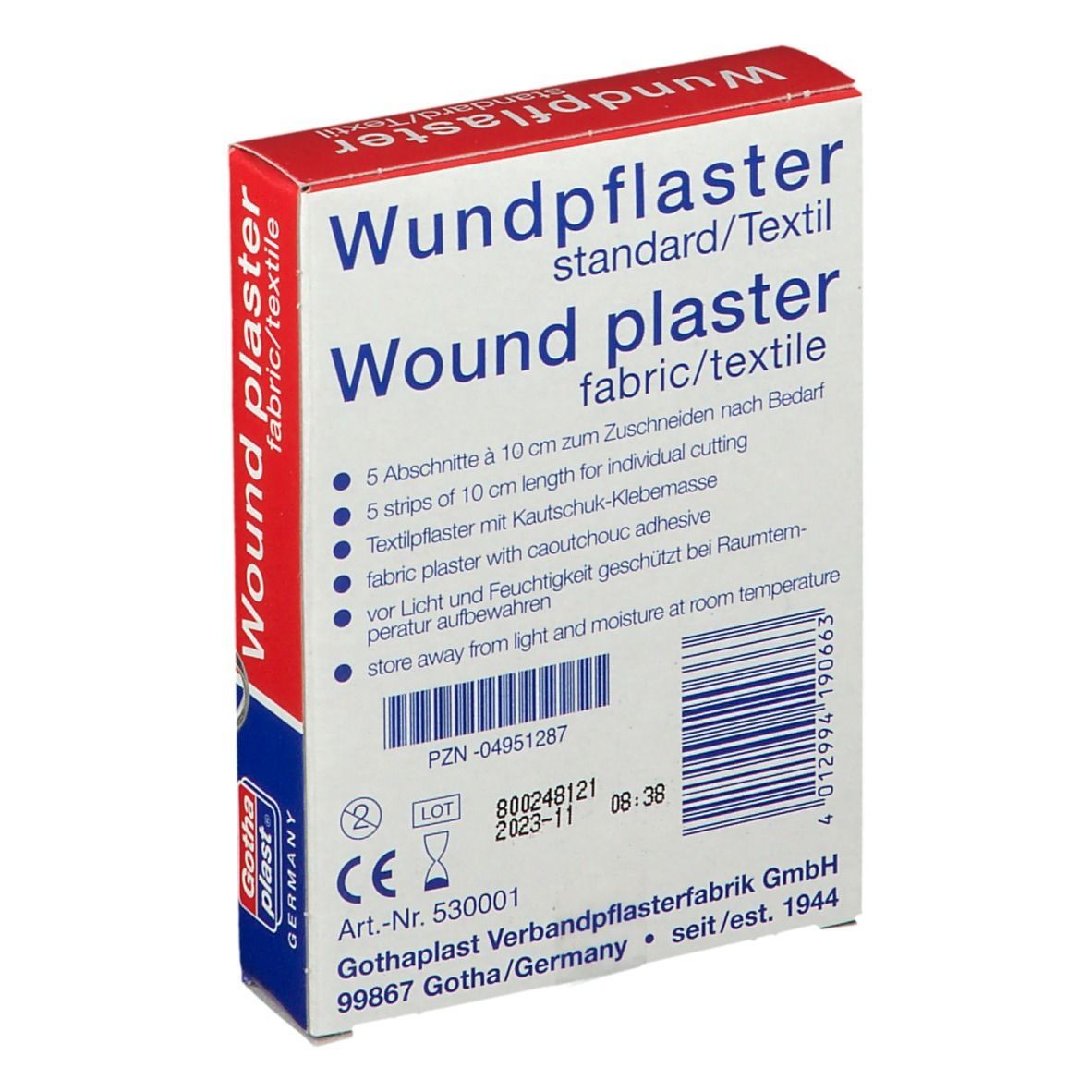 Gothaplast® Wundpflaster standard/Textil 50 cm x 6 cm