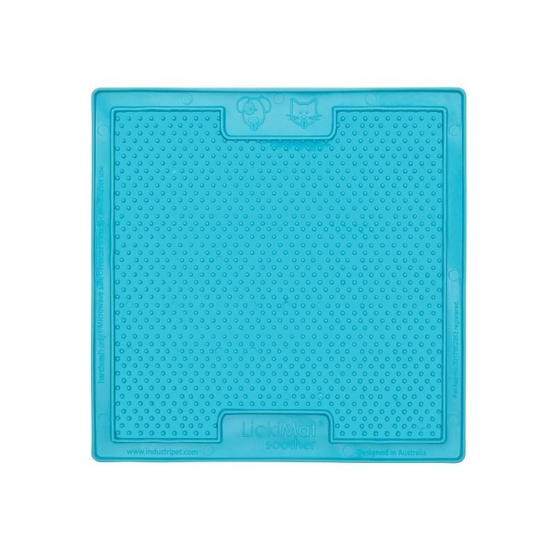 Soother Schleckmatte Türkis - LickiMat - L = 25,5 x 30,5 cm