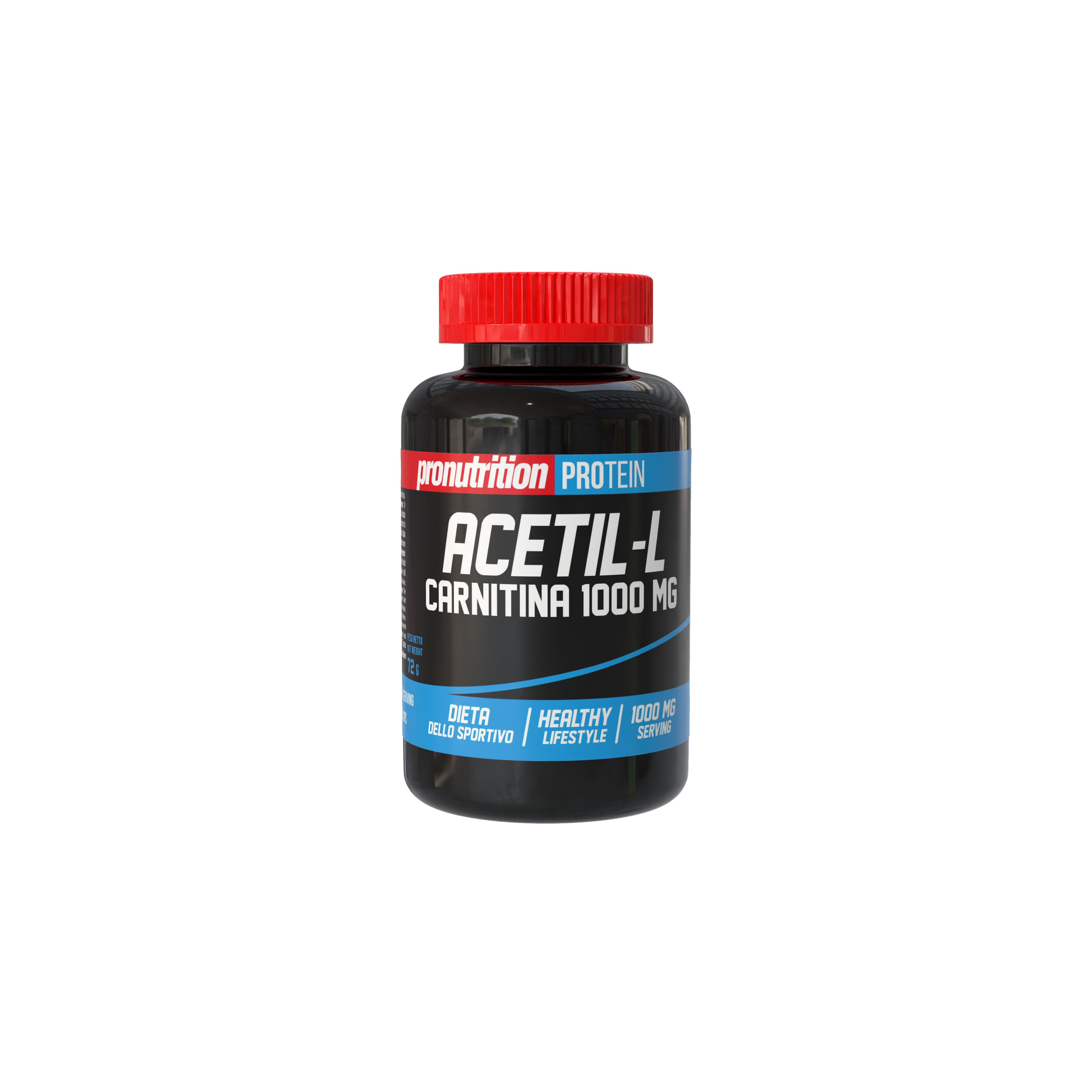 Pronutrition Acetil L-Carnitina Integratore per Sportivi (1g, 60 Capsule)