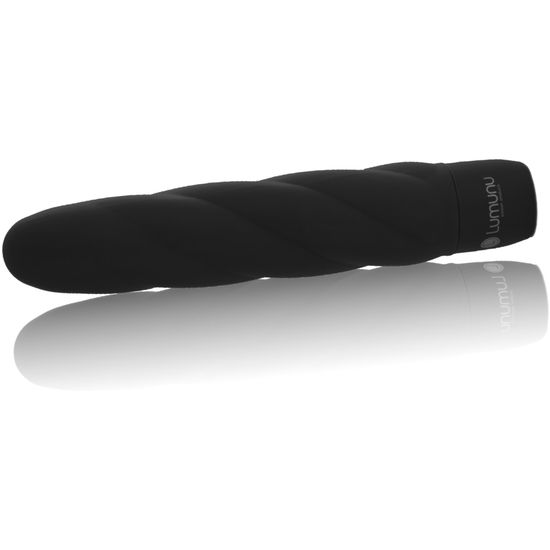 Lumunu Silikon Vibrator Twist (schwarz)