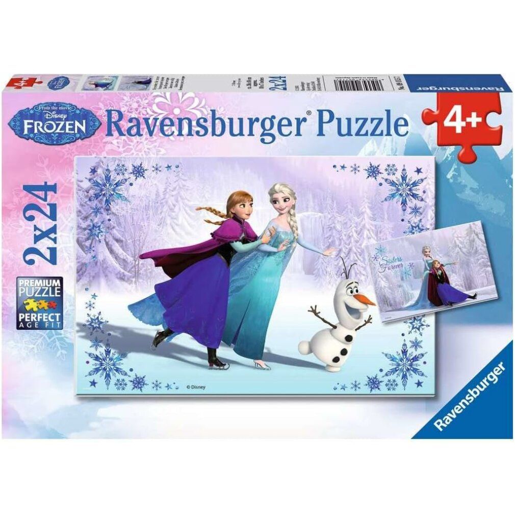 Disney Frozen Puzzle: Schwestern für immer, 2x24tlg.