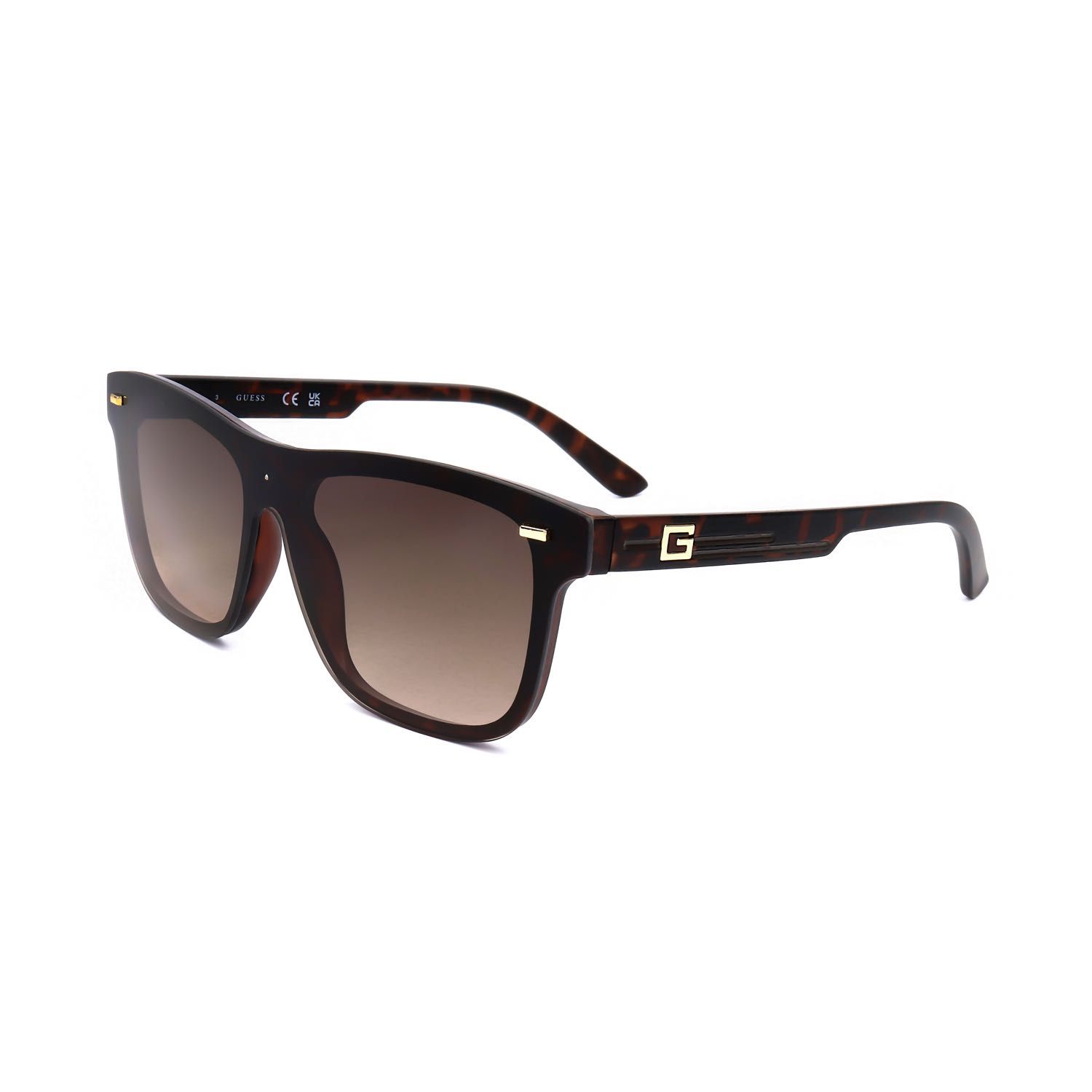 Guess Factory occhiali da sole uomo GF0183 mottled dark brown