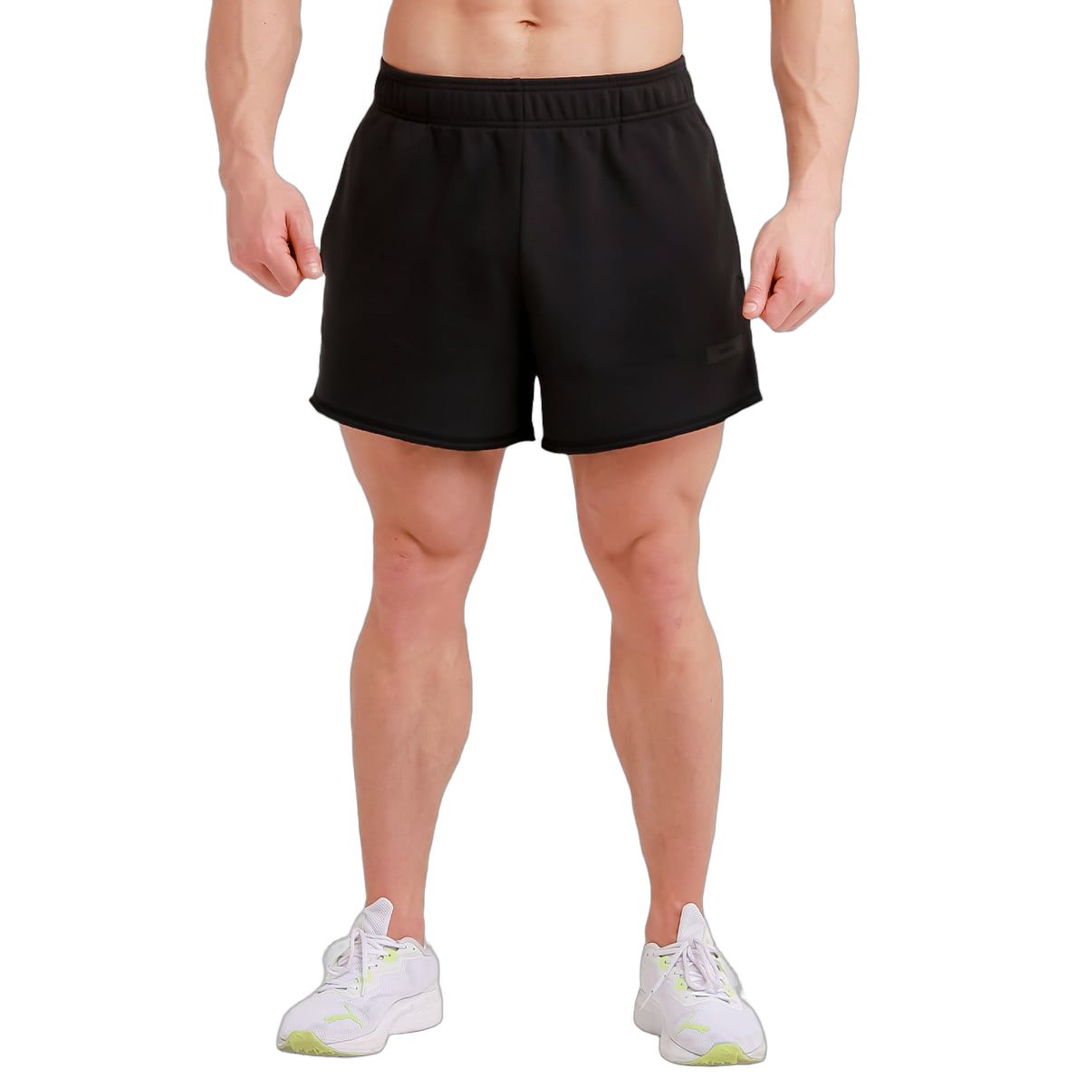 GymBeam Shorts Herren loose mit Kordelzug und Taschen Unity Schwarz 1 St