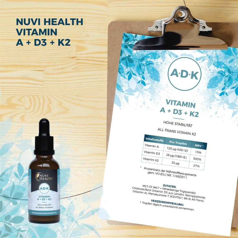 Vitamin A + D3 K2 Tropfen 50 ml