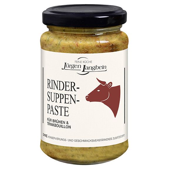 Jürgen Langbein Rinder-Suppen-Paste, im Glas
