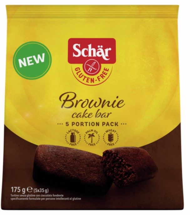 Brownie cake bar senza glutine 175g - Schar