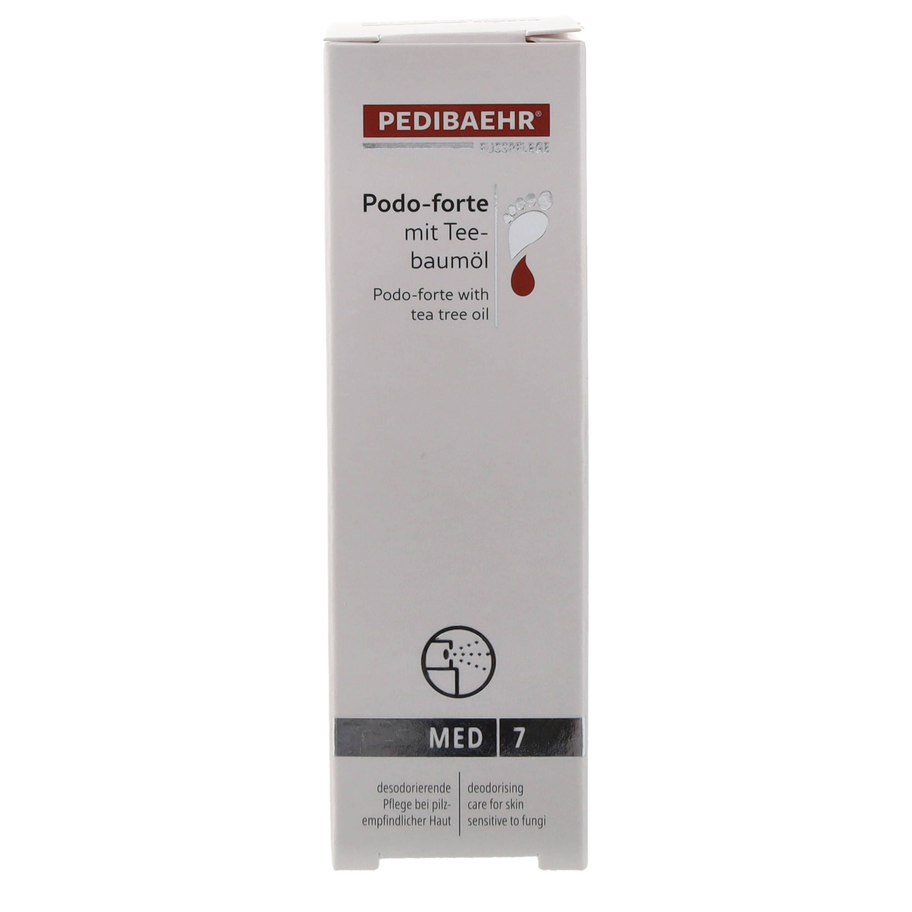 Pedibaehr MED Podo-forte mit Teebaumöl Spray 30 ml Fußspray