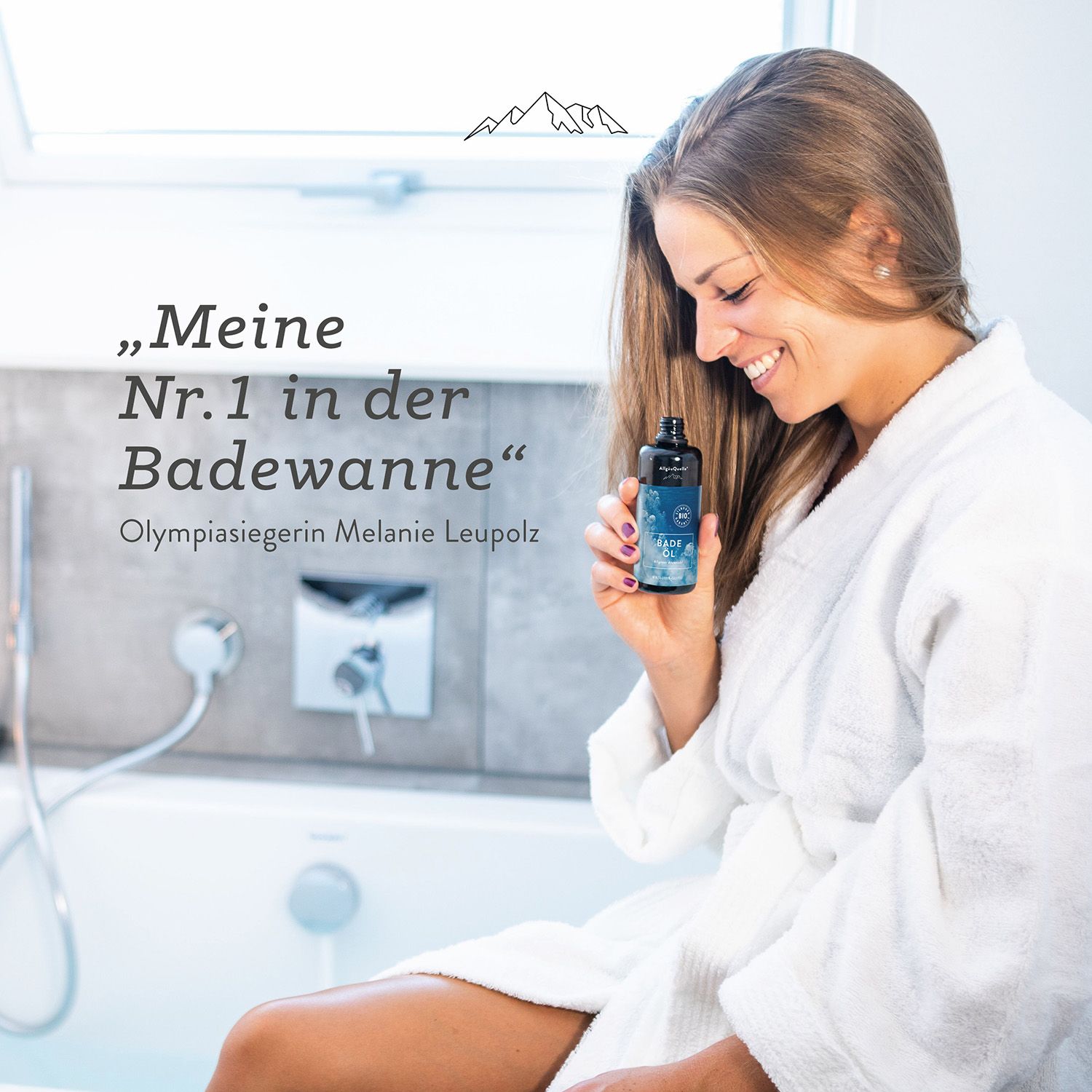 AllgäuQuelle Bio Badeöl-Set mit ätherische-Öle, BIO-Badezusatz, Bade-Essenz