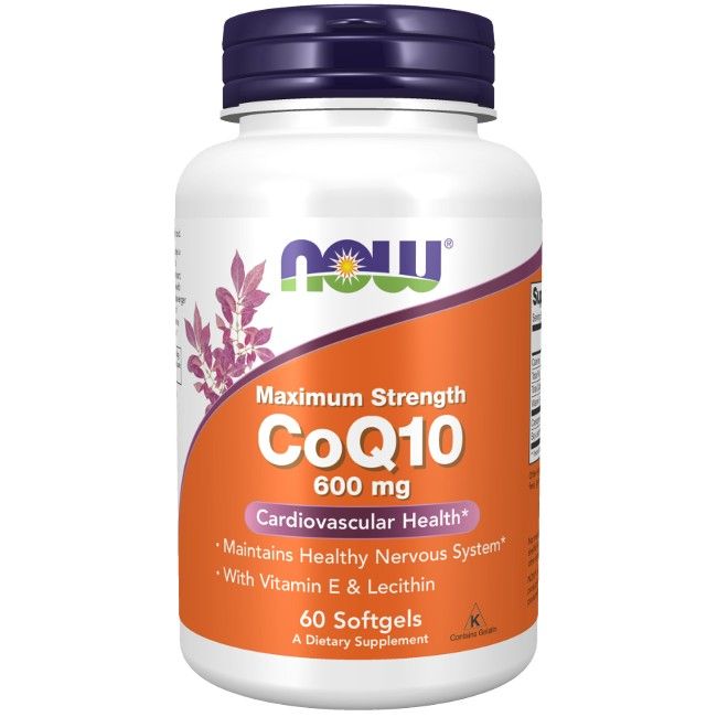 Now Foods Coenzym CoQ10 600 mg 60 Pc