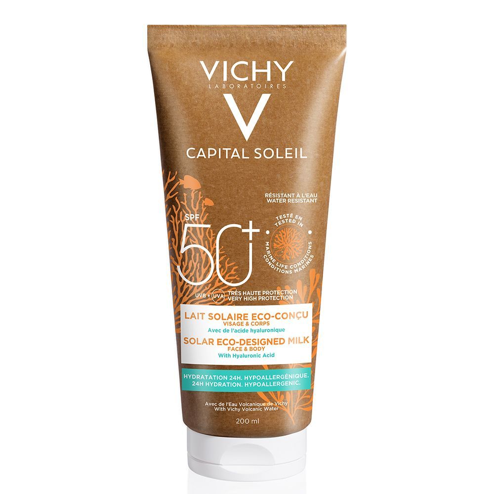 Vichy Capital Soleil Lait solaire hydratant Spf50+