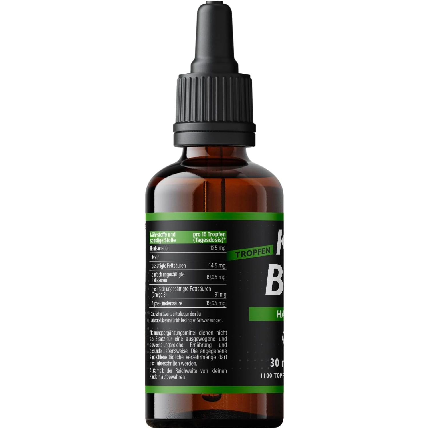 Brnr Keto Hanföl 30 ml Tropfen