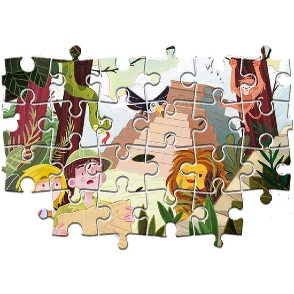 clementoni Puzzle Abenteuer 2x20 Teile
