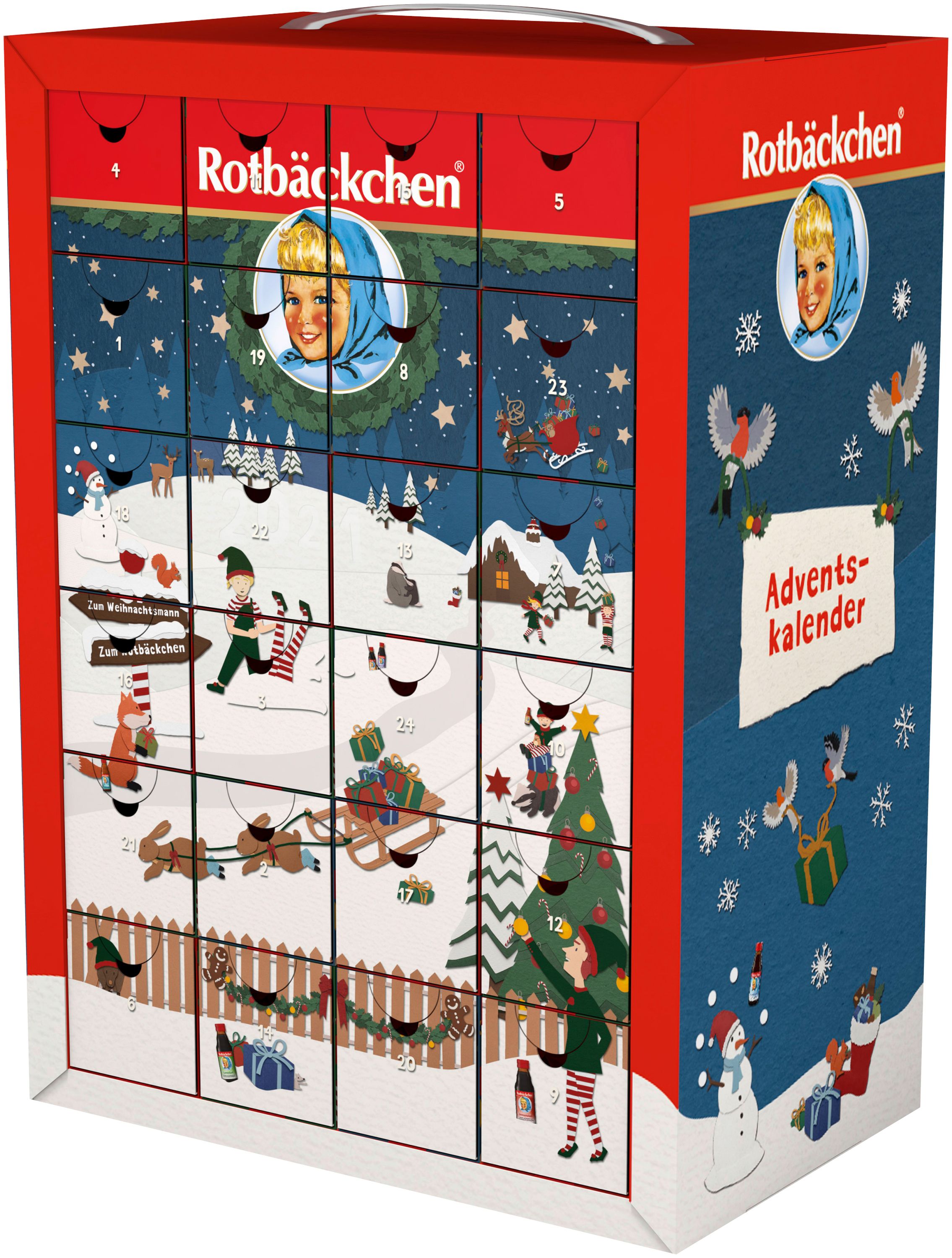 Rotbäckchen Adventskalender (24 x 125 ml)