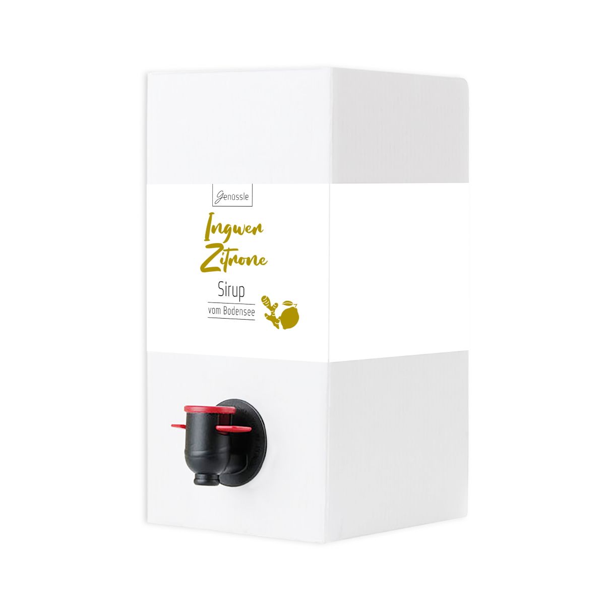 Genüssle Ingwer-Zitronen Sirup 3000 ml