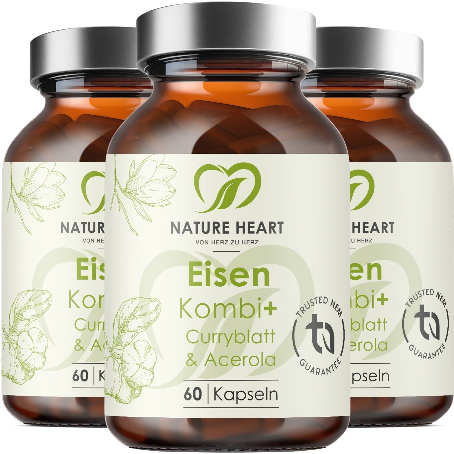 Nature Heart Eisen Kombi+ 3x60 St Kapseln