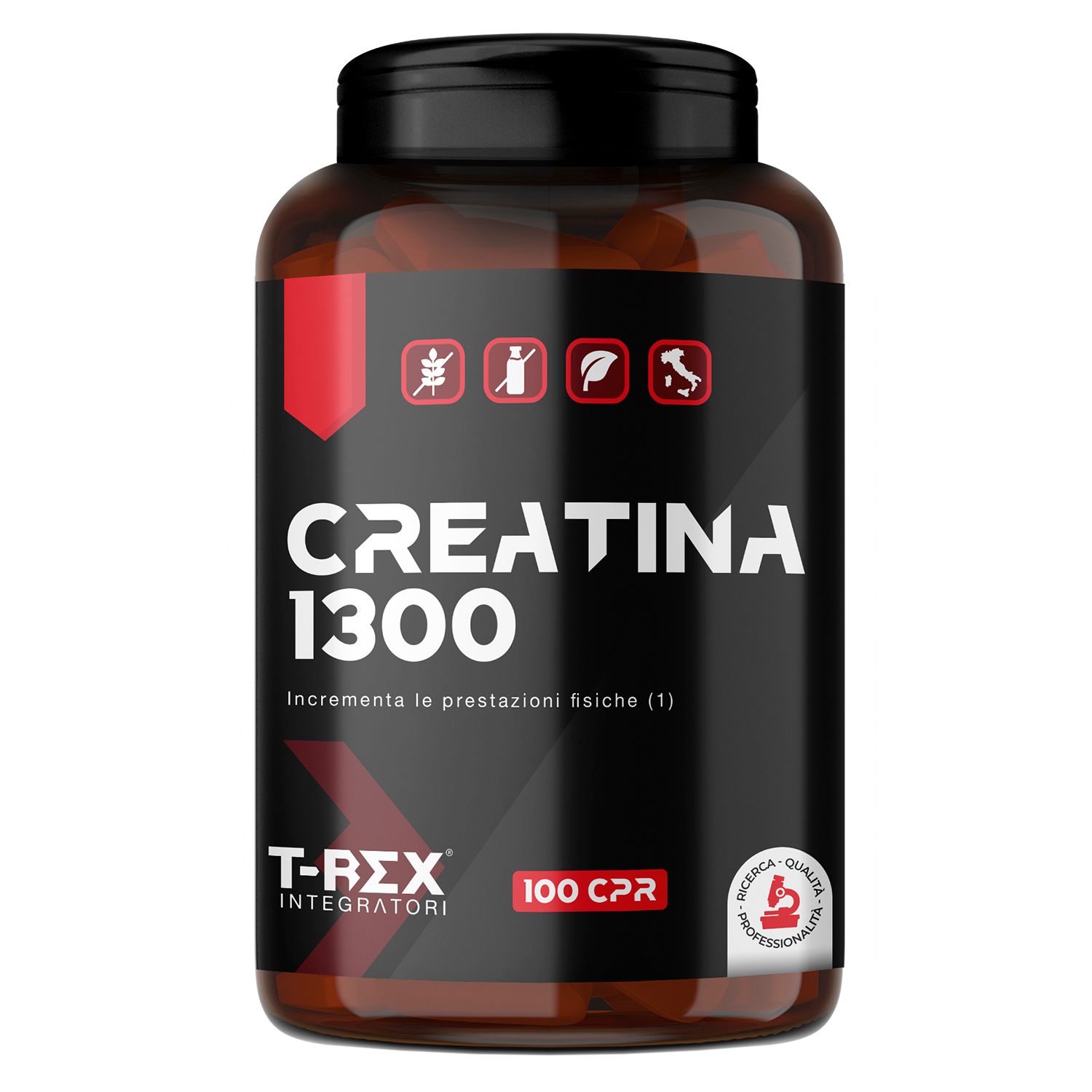 T-Rex Integratori Creatina Micronizzata Monoidrato 100 compresse