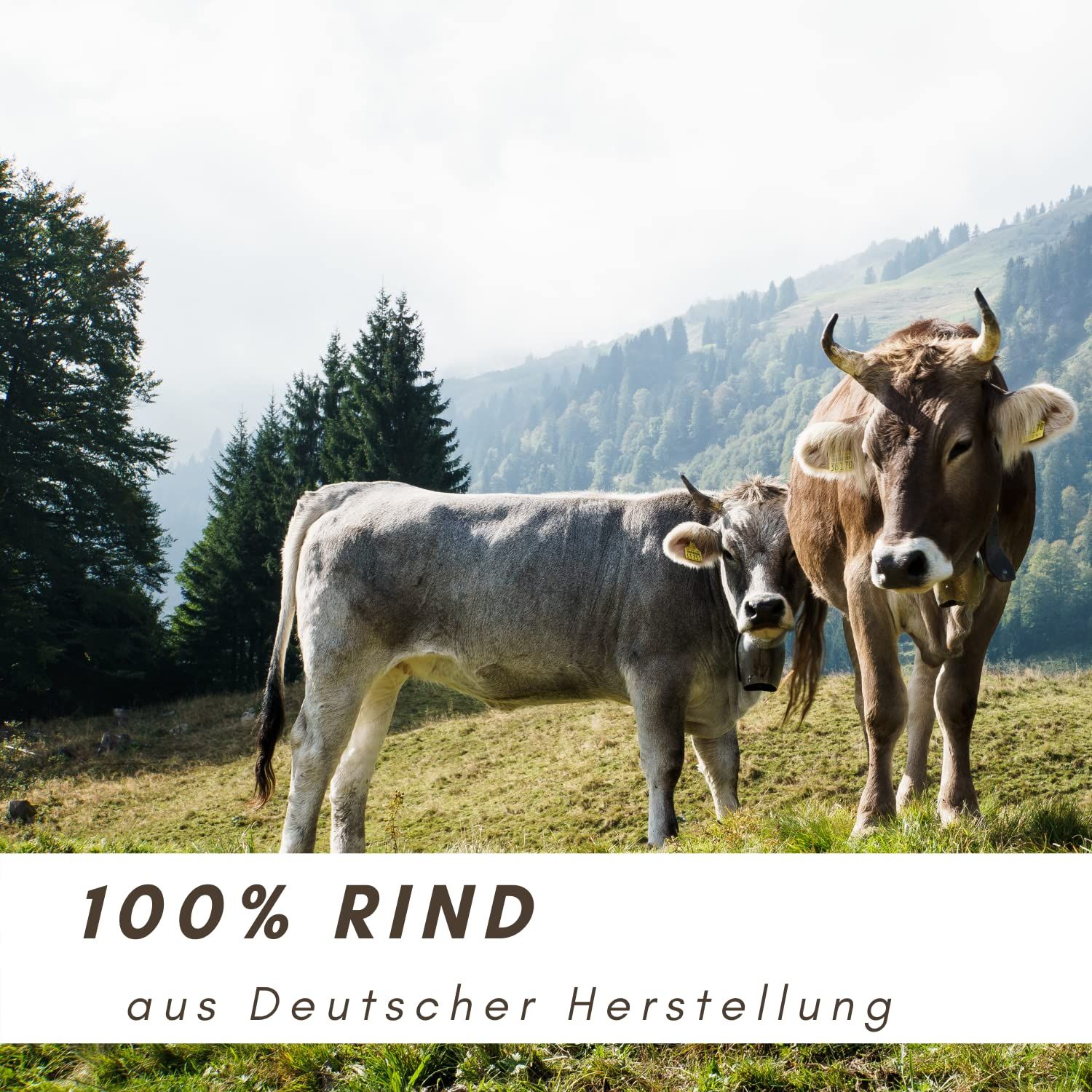 Supravit Rinderkopfhaut für Hunde |Rinderhaut gezogen und geschnitten | Kausnack