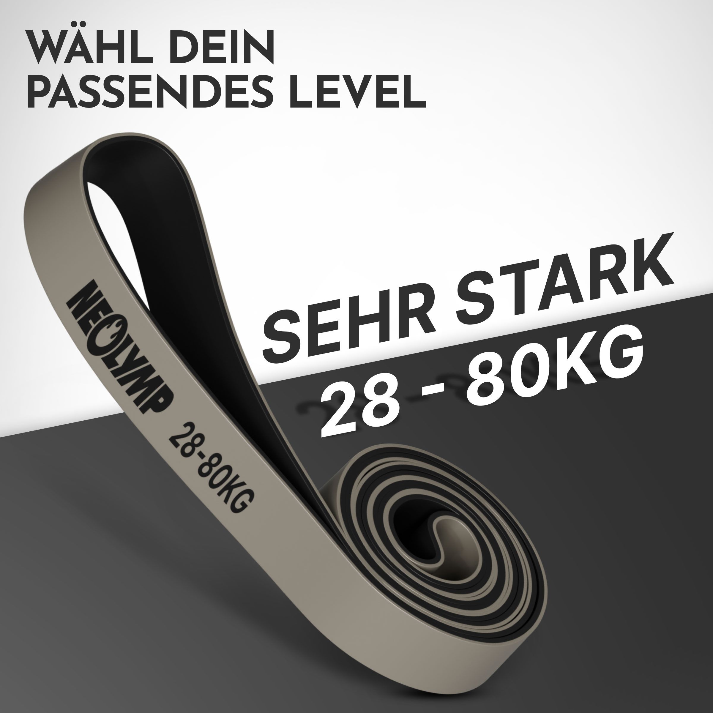 NEOLYMP Resistance Bands 28-80 kg