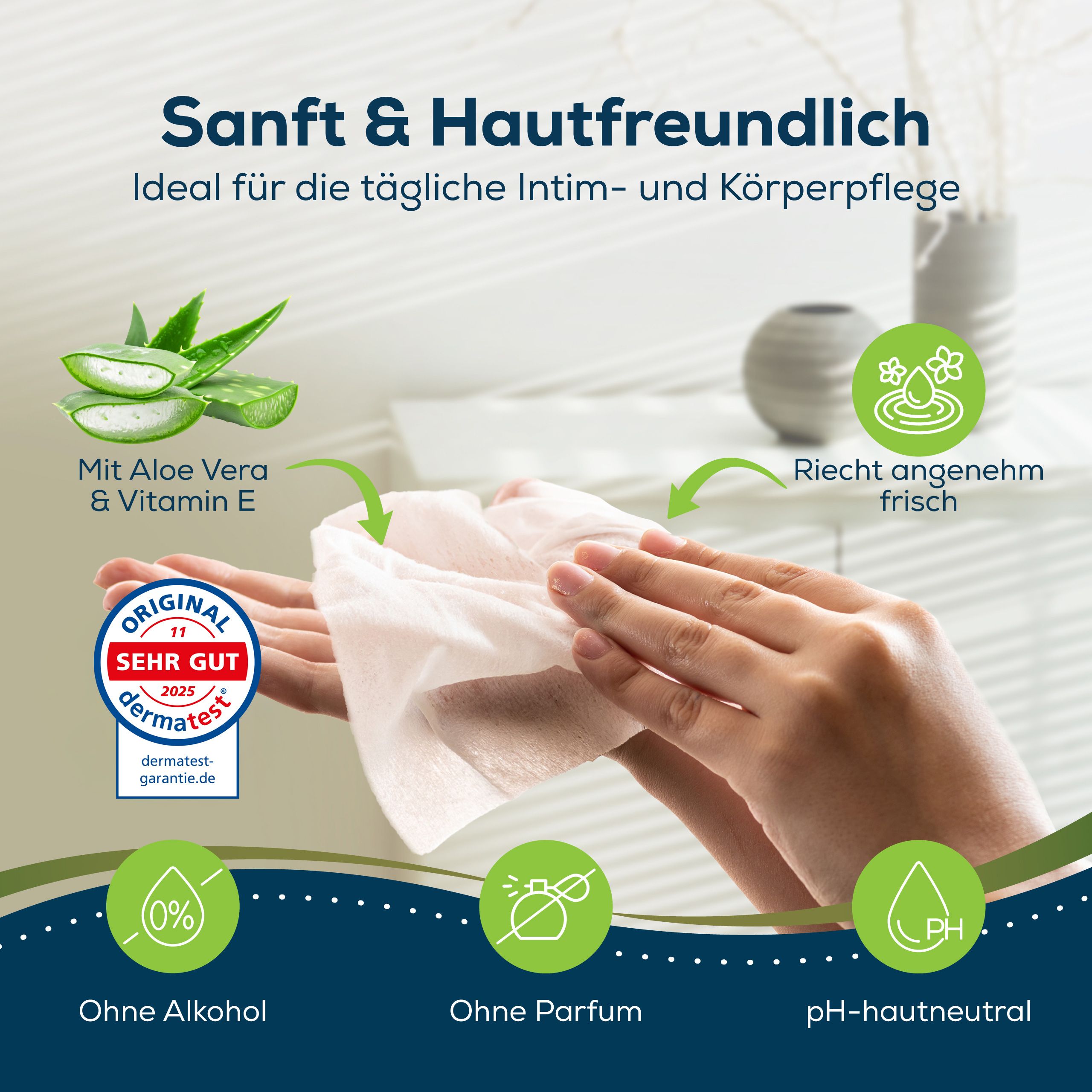 Sensalou XXL Feuchttücher für Erwachsene