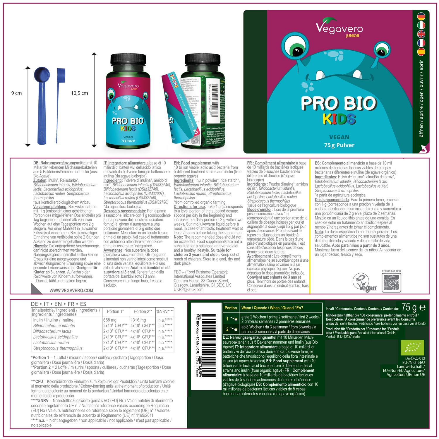 VEGAVERO Pro Bio Kids BIO