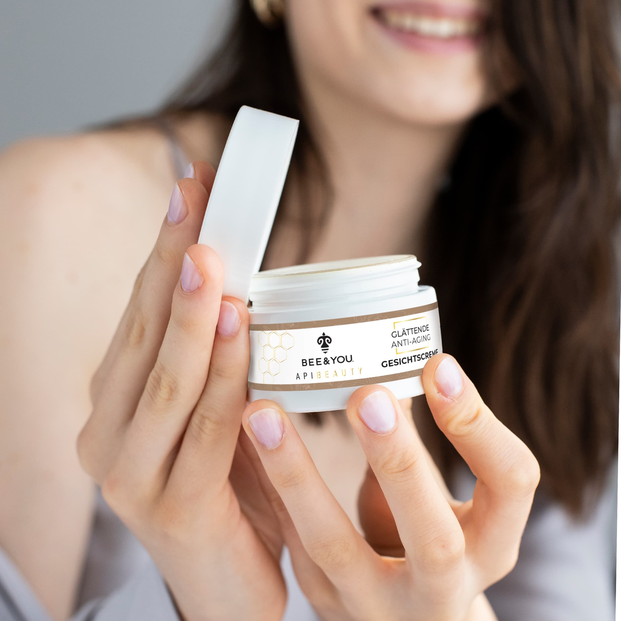 Bee&You Anti- Aging Creme, Gesichtscreme / Tagescreme mit Propolis Naturkosmetik 50 ml Creme