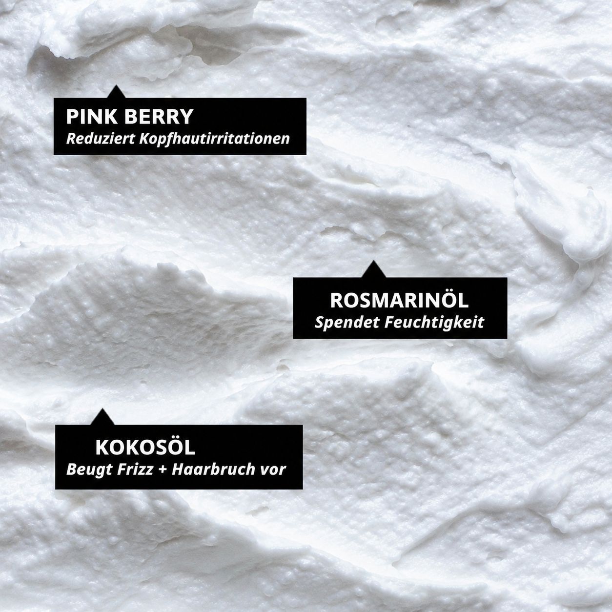 Inhaltsstoffe: Pink Berry, Rosmarinöl, Kokosöl.