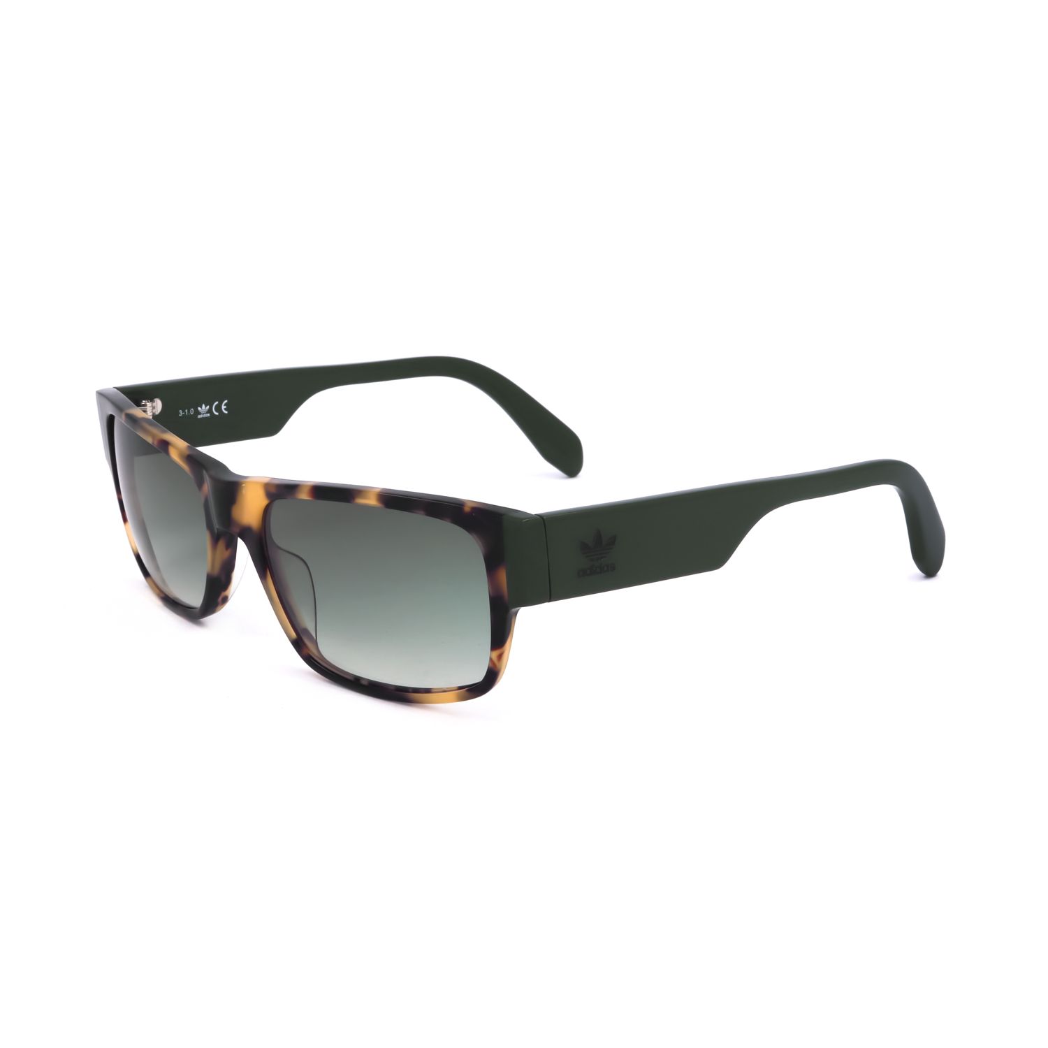 Adidas occhiali da sole uomo OR0007 mottled brown dark green