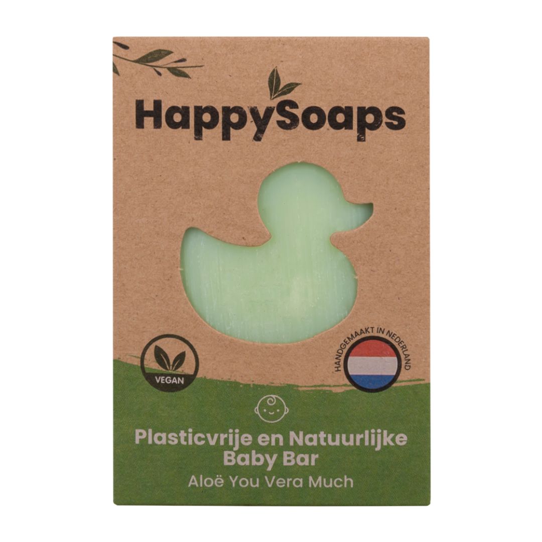 Happy Soaps Baby Shampoo & Körperseife Aloe Vera 80 g