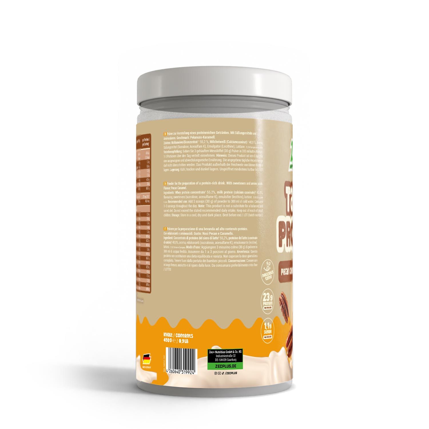 ZEC+ TASTY PROTEIN Pecan Caramel