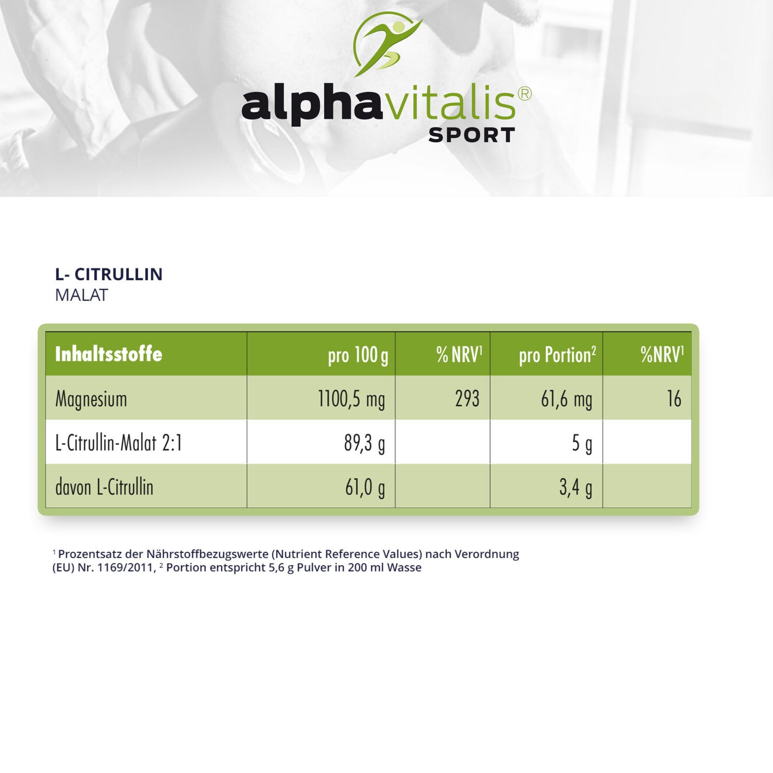 Alphavitalis® L-Citrullin Malat