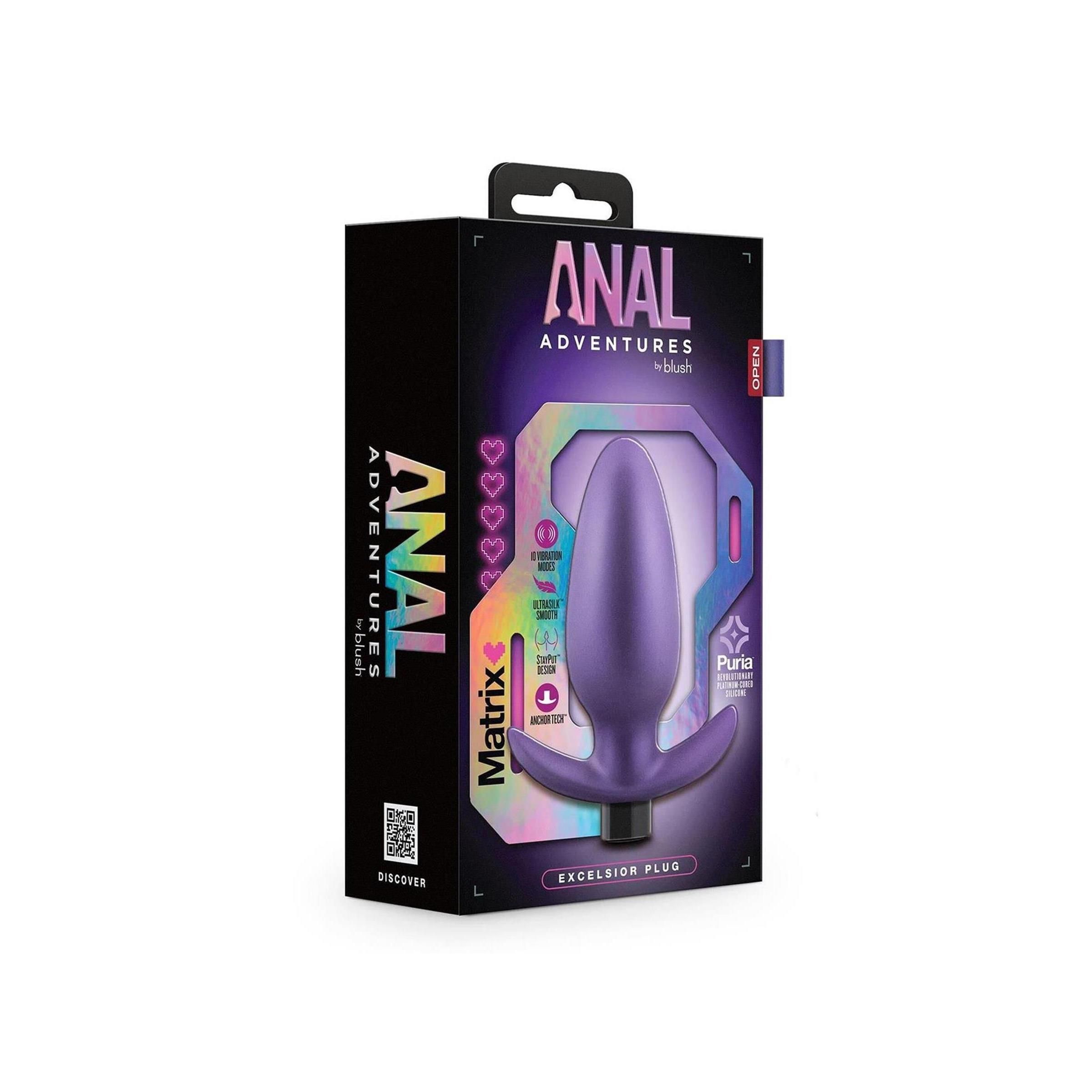 Blush - ANAL ADVENTURES MATRIX EXCELSIOR Plug ASTRO VIOLET