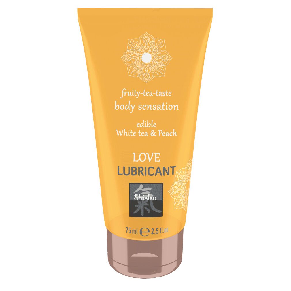 Love Gleitgel essbar - Weißer Tee und Pfirsich