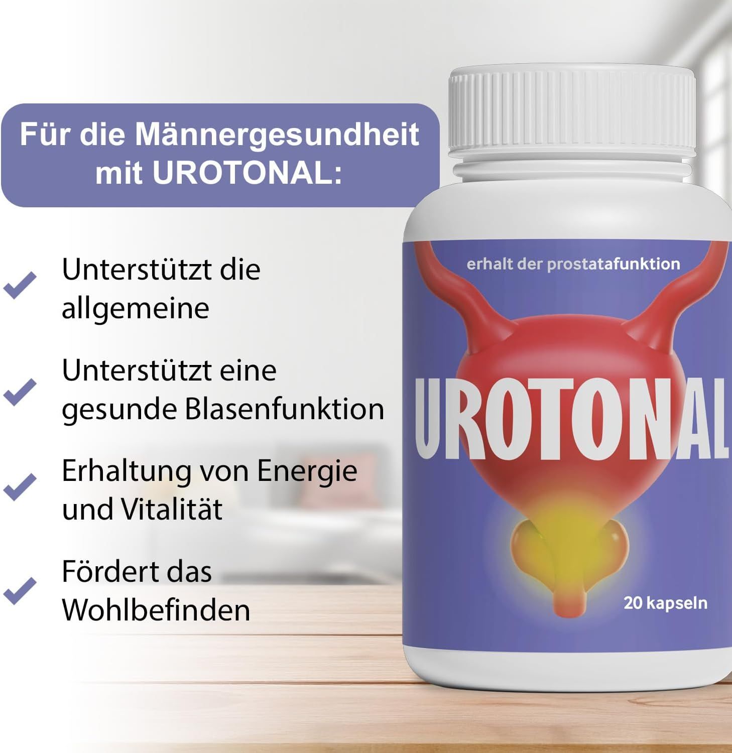 Urotonal Kapseln mit Zink